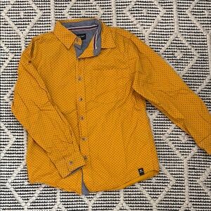 Boy’s Yellow Button-Up Shirt